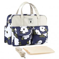 Floral Diaper Bag Tote