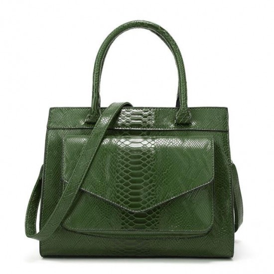 Emerald Green Leather Bag