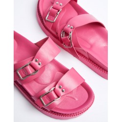 Two Strap Buckle Sandals